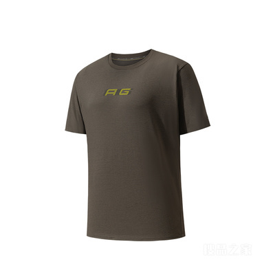 安踏冠军户外旅行男子短袖针织衫