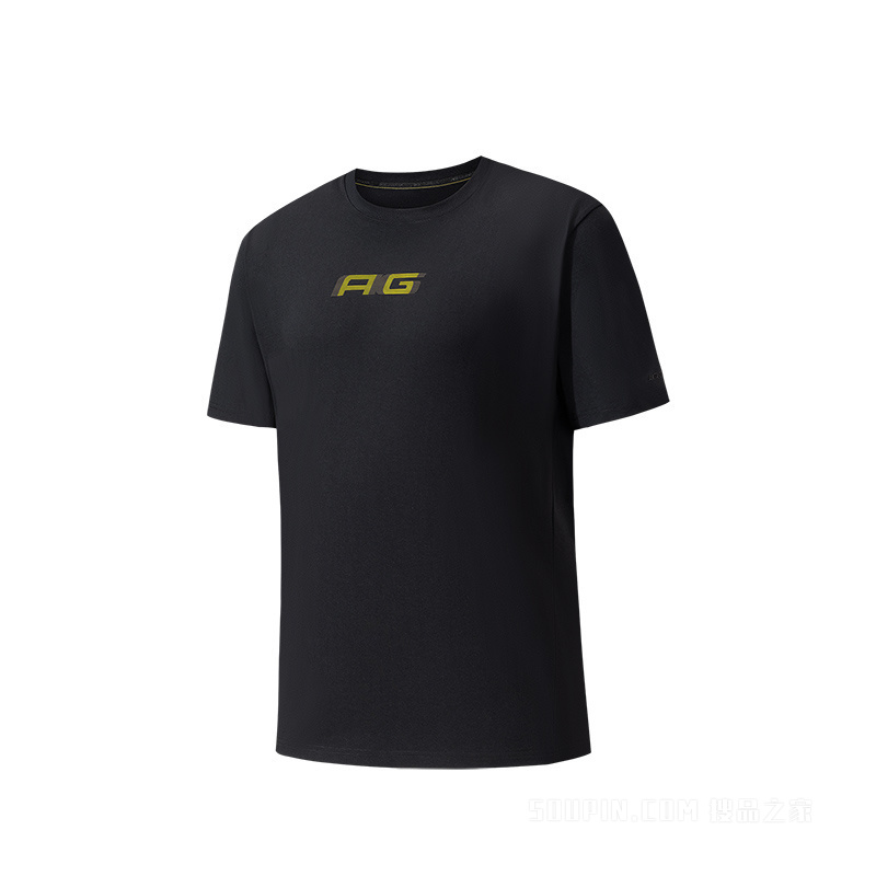 安踏冠军户外旅行男子短袖针织衫