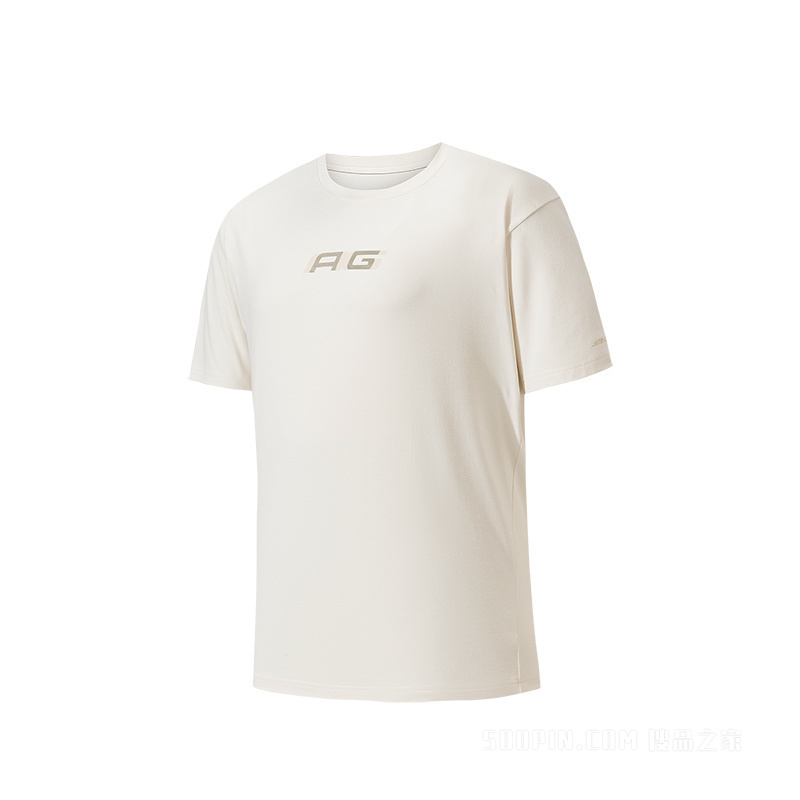 安踏冠军户外旅行男子短袖针织衫