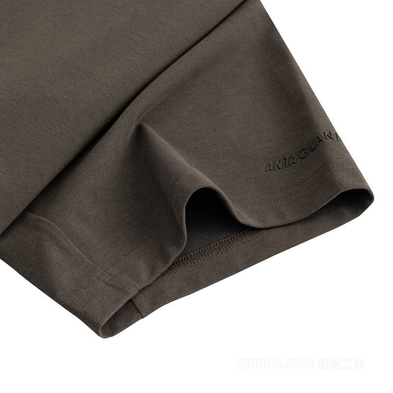 安踏冠军户外旅行男子短袖针织衫