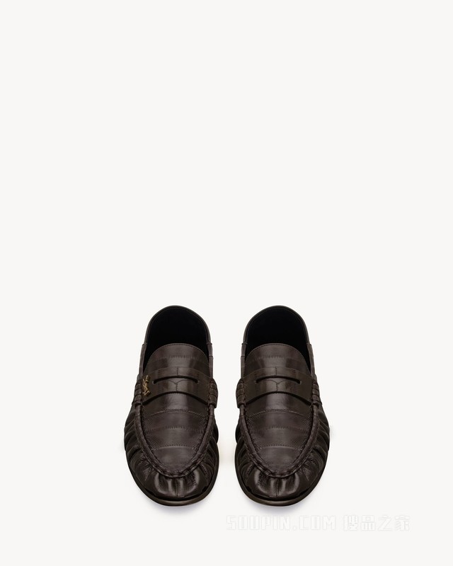 LE LOAFER可折叠鳗鱼皮乐福鞋