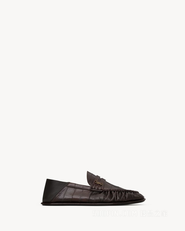 LE LOAFER可折叠鳗鱼皮乐福鞋