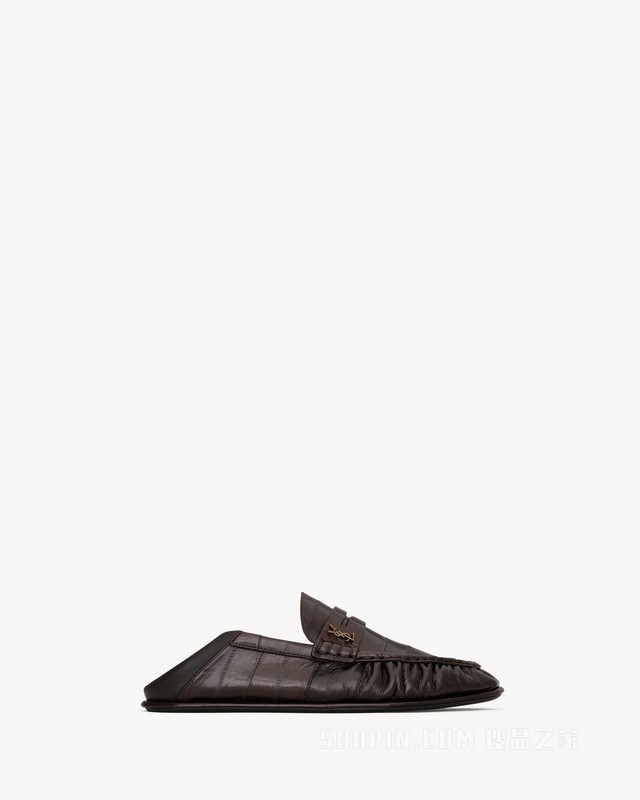 LE LOAFER可折叠鳗鱼皮乐福鞋