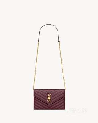 CASSANDRE ENVELOPE羊皮革信封链条钱包