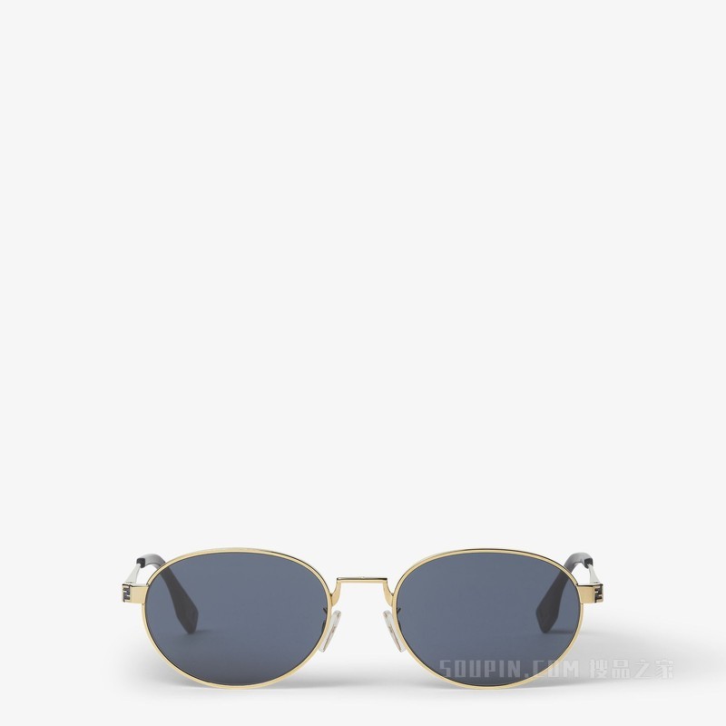 FENDI Sky 金色金属太阳镜