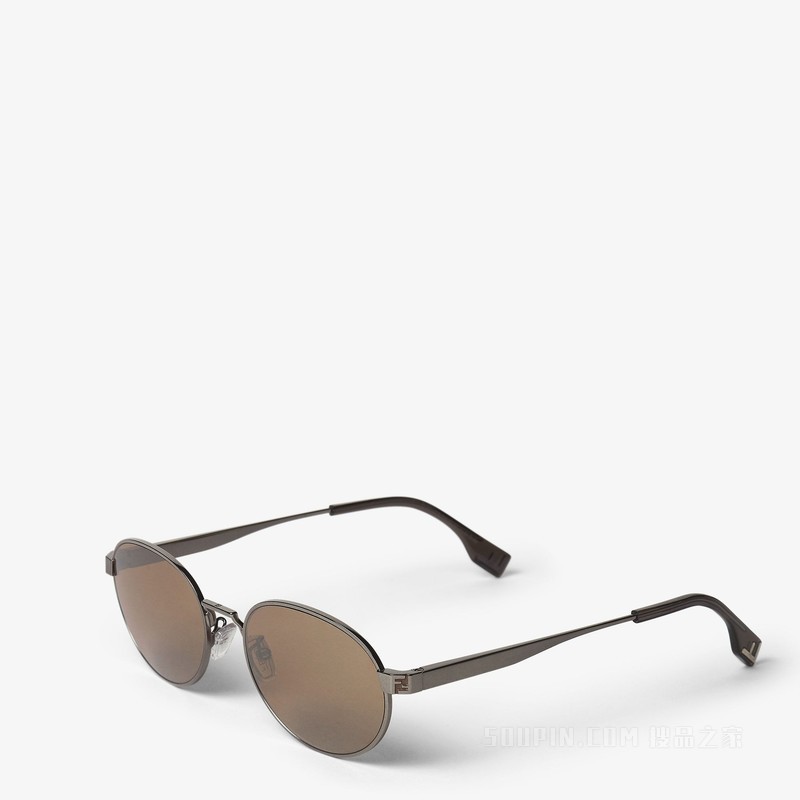 FENDI Sky 钌色金属太阳镜
