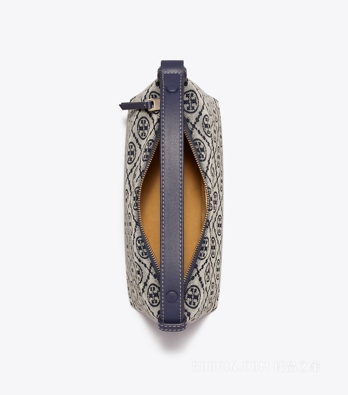 T Monogram 提花 Mellow 肩背包 Tory 海军蓝