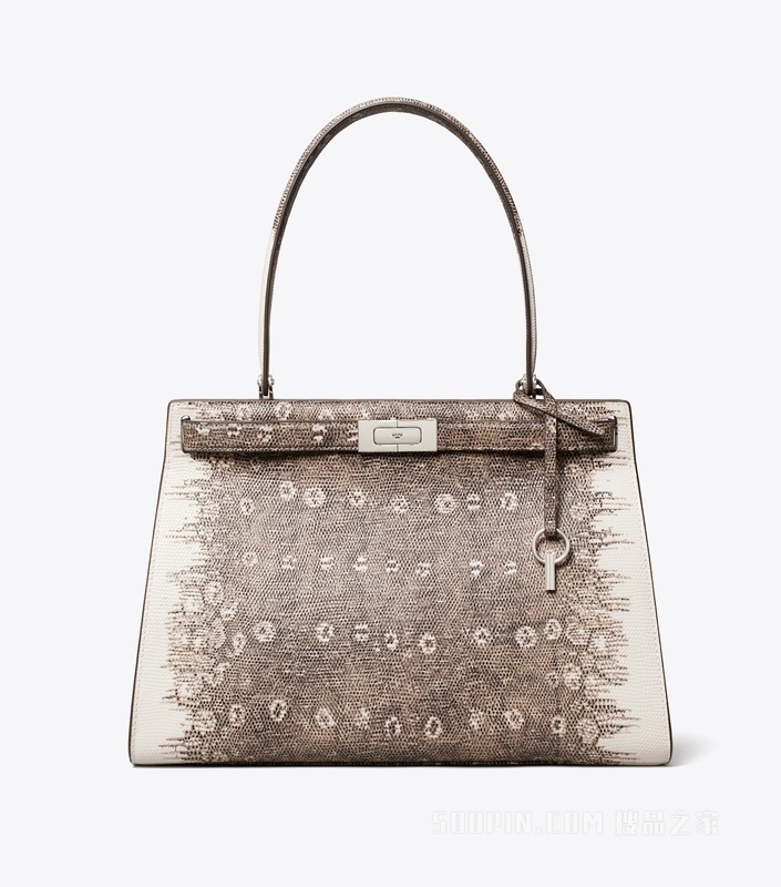 经典 Lee Radziwill 压花手袋 拼色