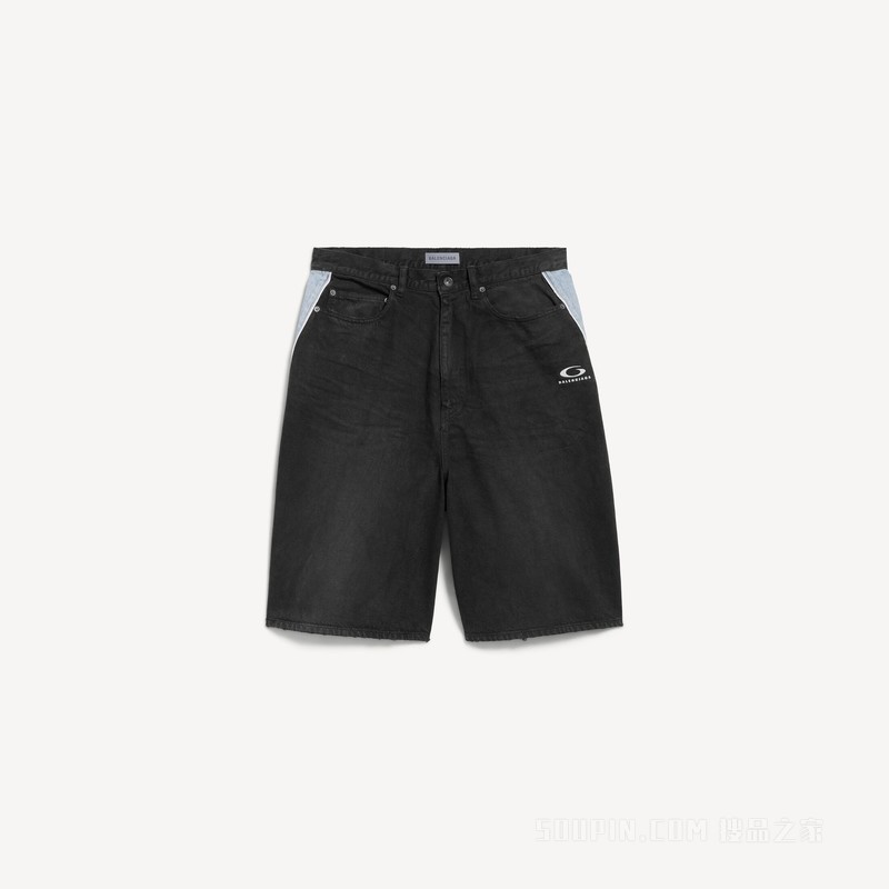 PIPING DETAIL牛仔短裤