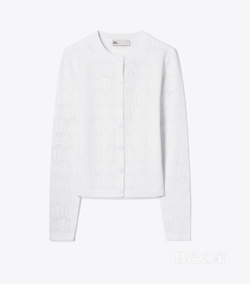 【新品】镂空开衫 白色