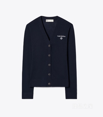 【新品】Simone 羊毛开衫 海军蓝