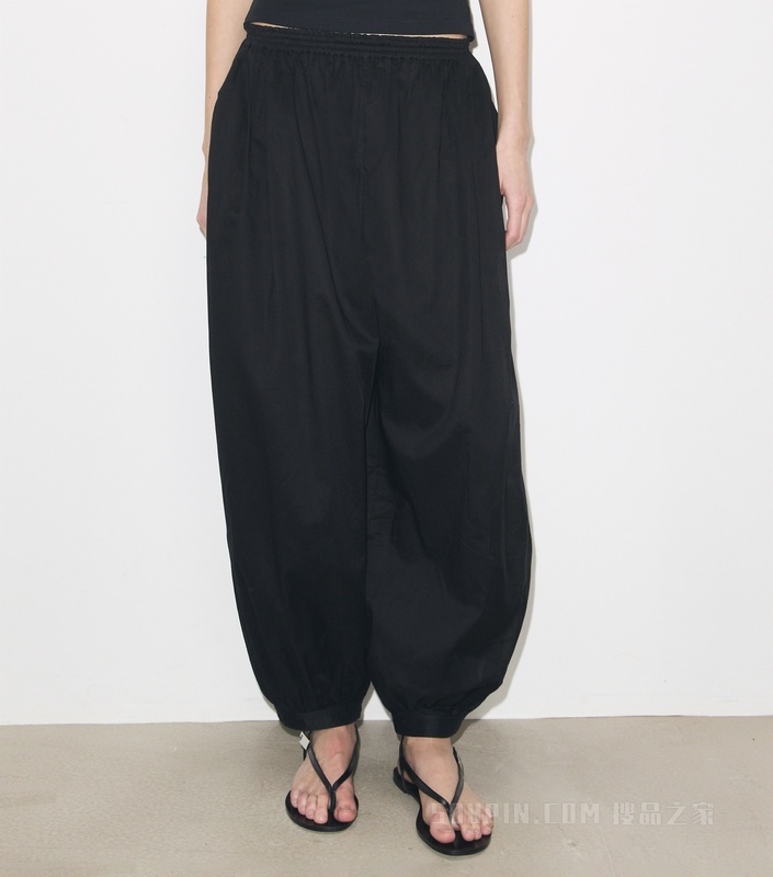 【新品】气球长裤 黑色