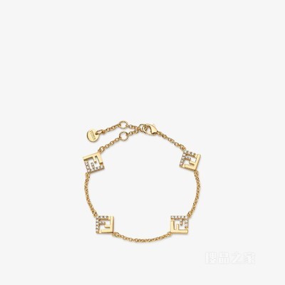 Forever FENDI手链 金色金属手链