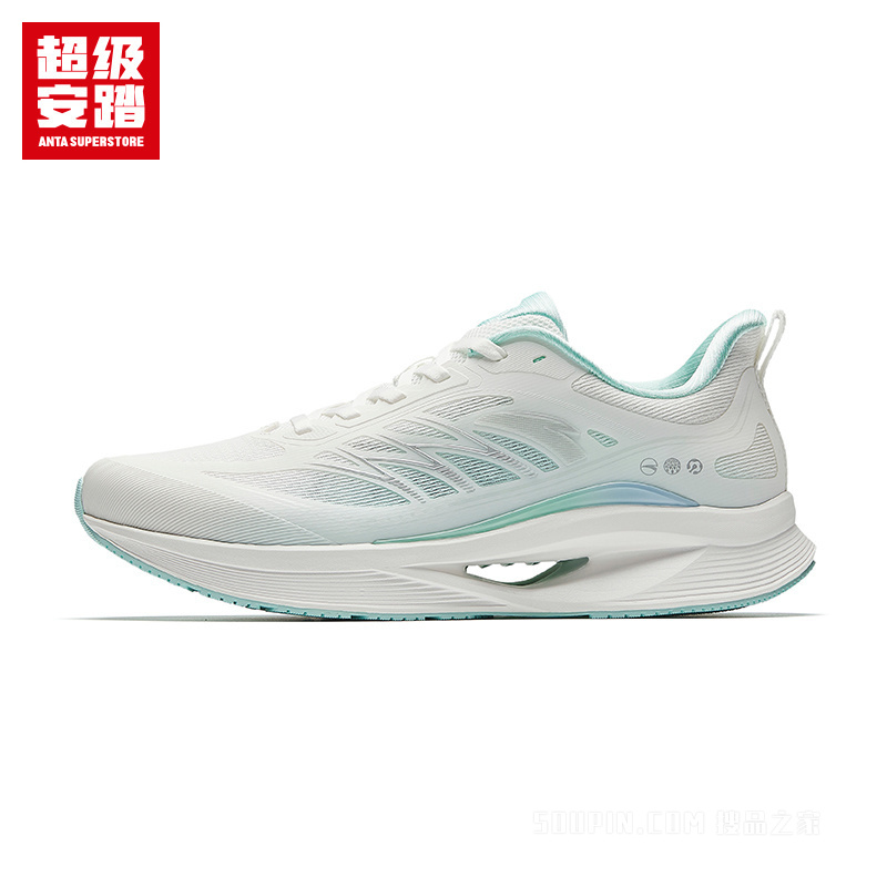 超级安踏风孔男子跑鞋