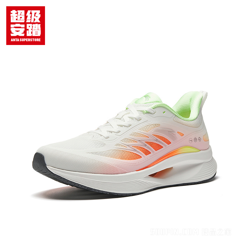 超级安踏风孔男子跑鞋
