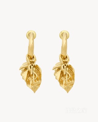 LE CASSANDRE金属莓果吊坠环状耳环