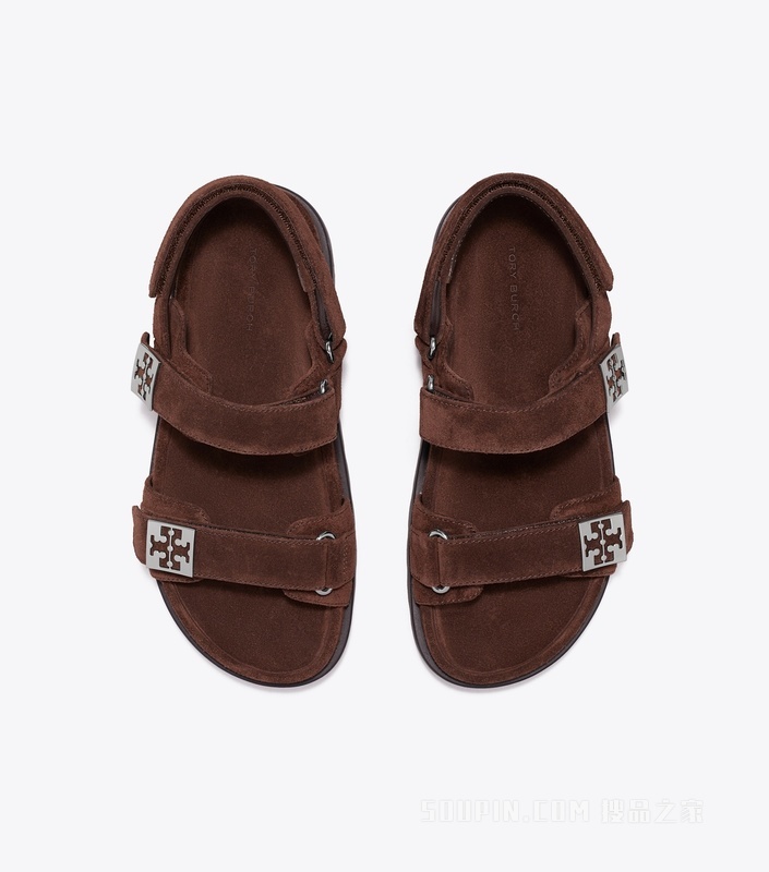 【新品】Mellow 运动凉鞋 深可可色/纯黑/银色