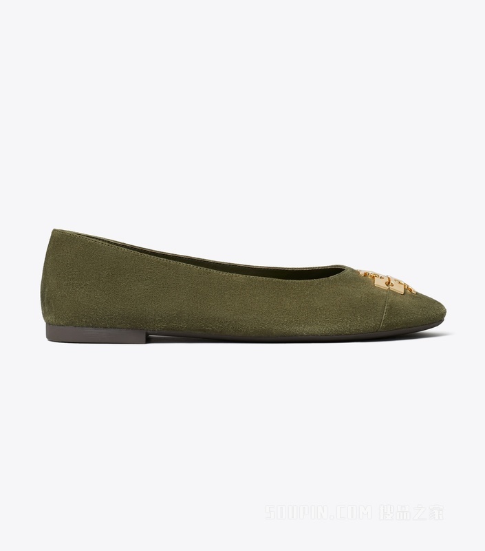 【新品】Charlie 芭蕾平底鞋 榉树金/金色