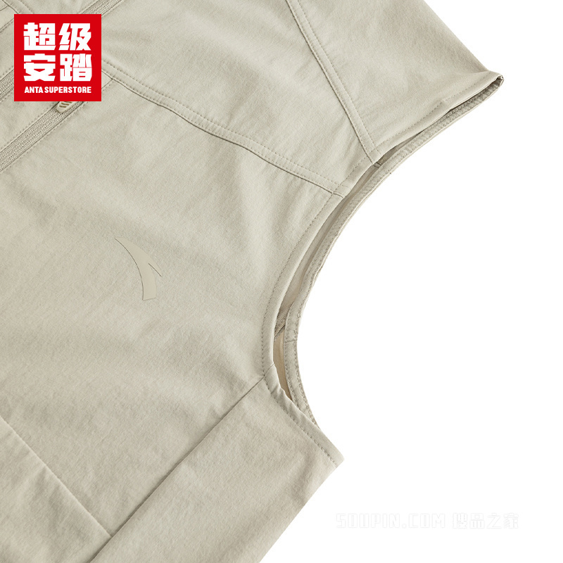 超级安踏徒步男子梭织马甲