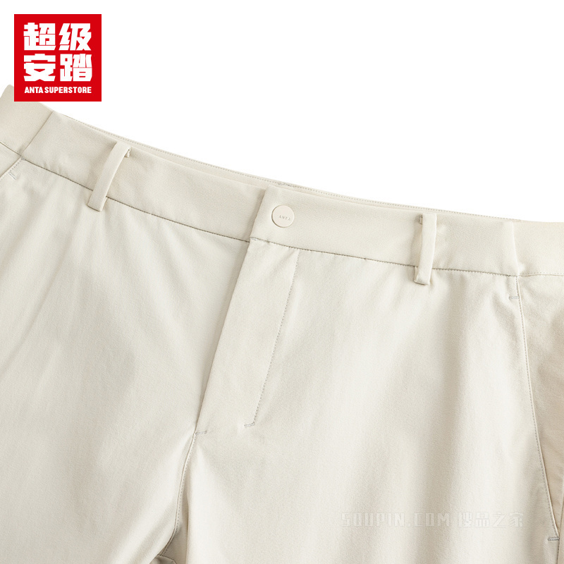 超级安踏城市通勤男子无氟防泼水梭织长裤