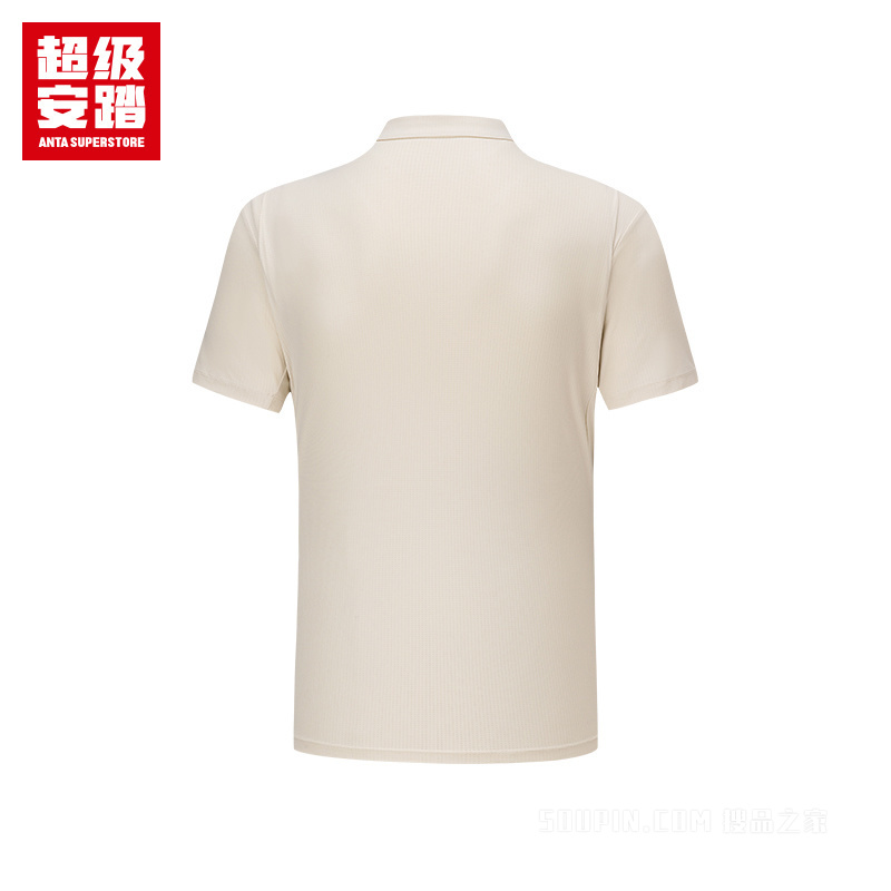 超级安踏小球运动系列网球男子冰肤短袖POLO衫