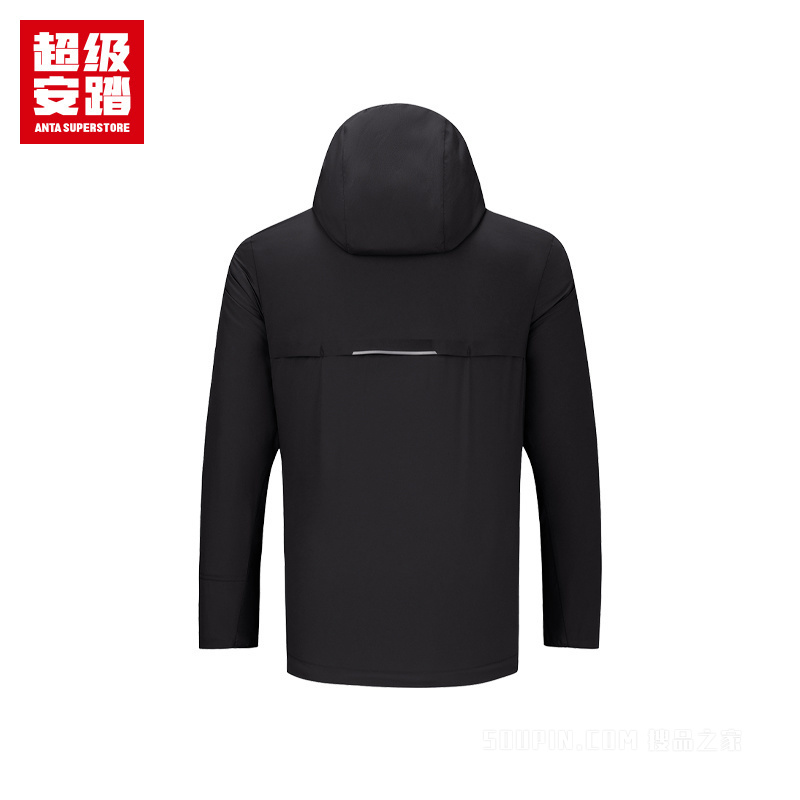 超级安踏跑步男子抗紫外线UPF50梭织外套