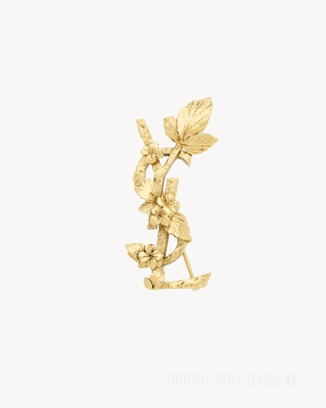 LE CASSANDRE金属绣球花胸针