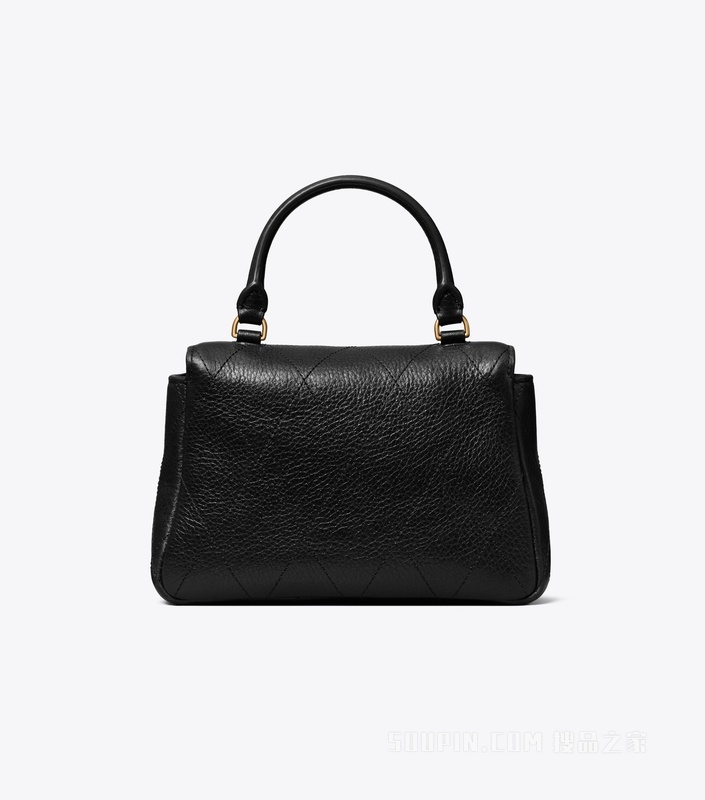 【新品】Charlie 绗缝迷你手提斜挎包 黑色