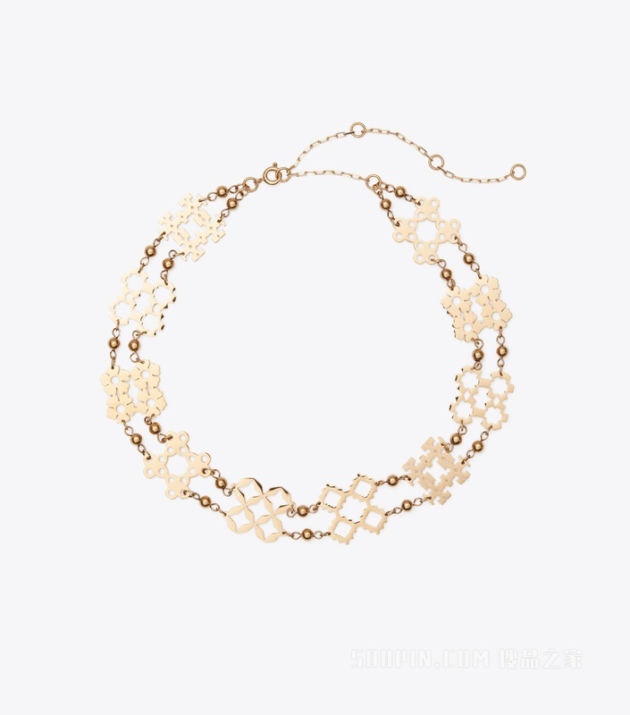 【新品】Forget Me Not 勿忘我系列贴颈项链 Tory 金