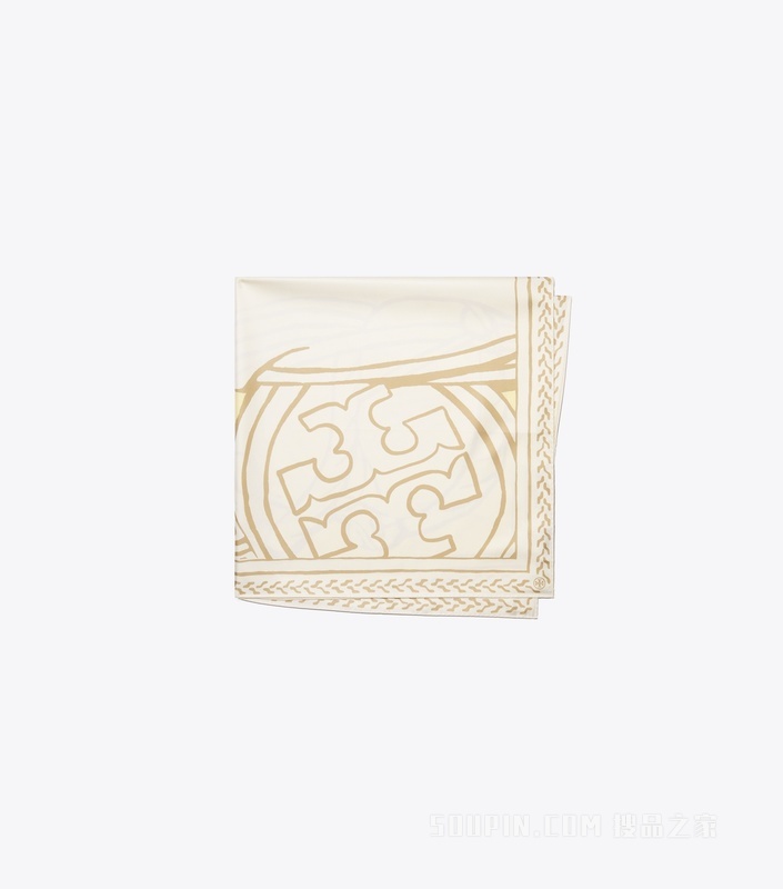 【新品】骏马系列桑蚕丝方巾 黄色骏马系列