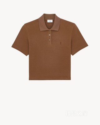LE CASSANDRE珠地棉短款Polo衫