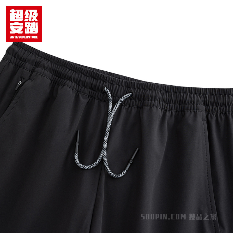 超级安踏跑训男子吸湿速干短裤