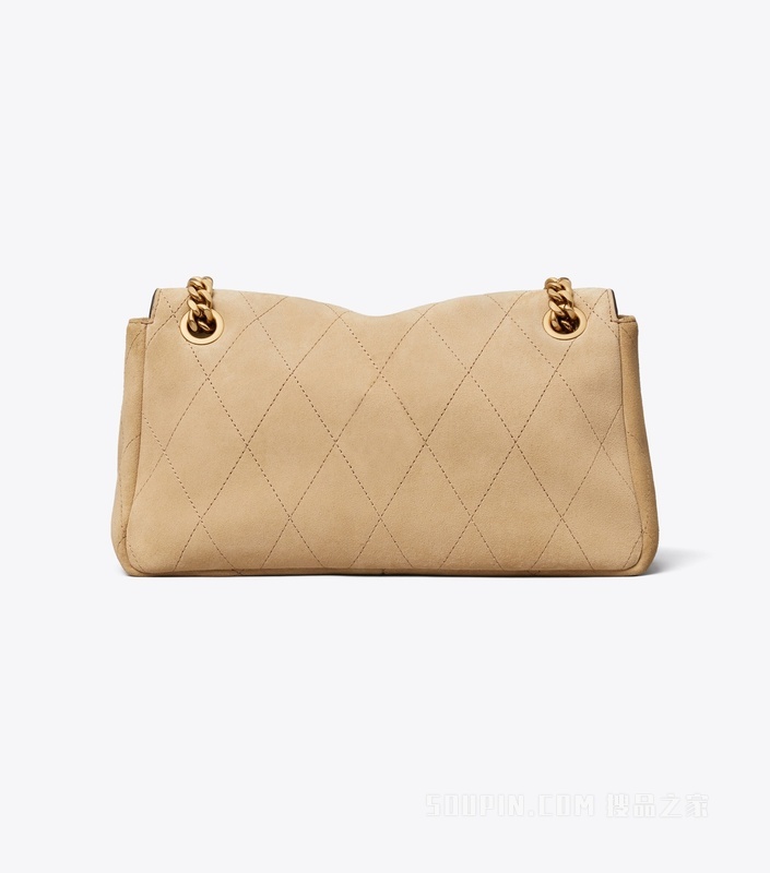 【新品】Charlie 小号绗缝肩背包 石灰色