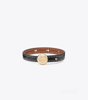 【新品】Icon 经典系列手链 浅黄铜色/黑色