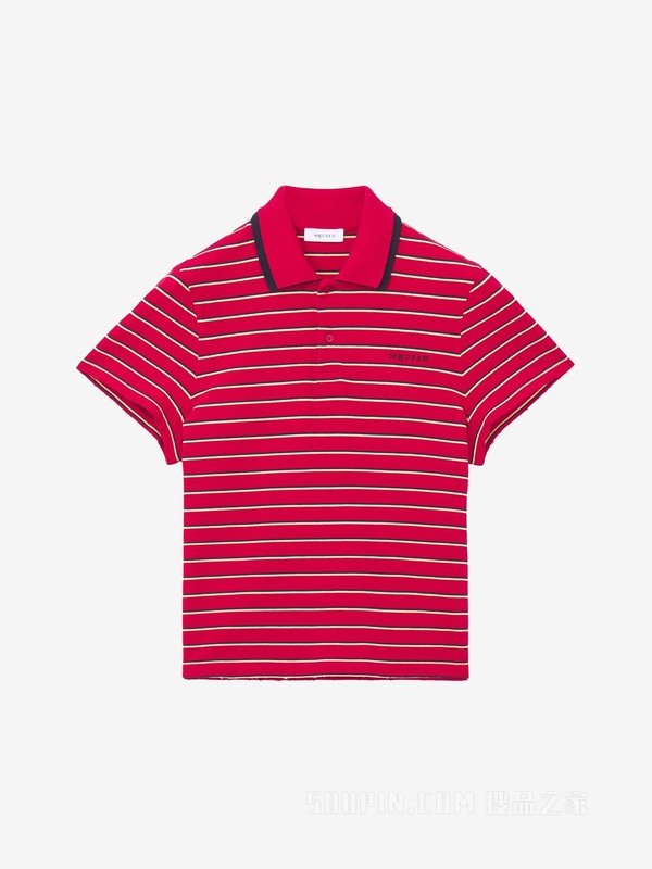 条纹Polo衫