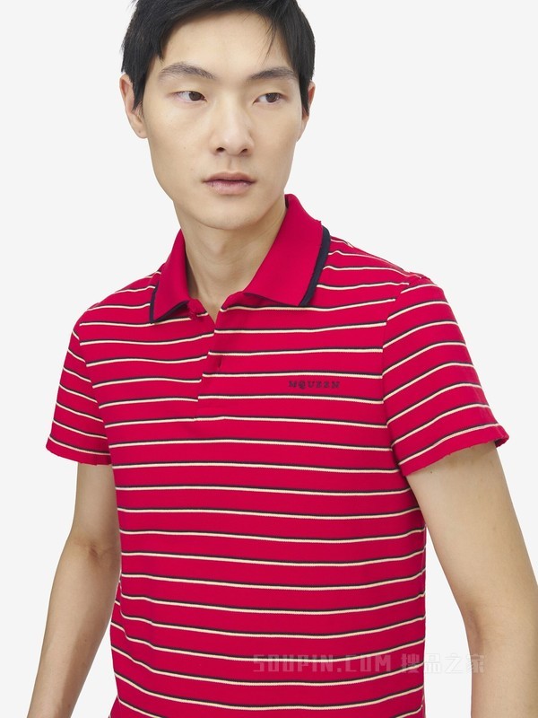条纹Polo衫