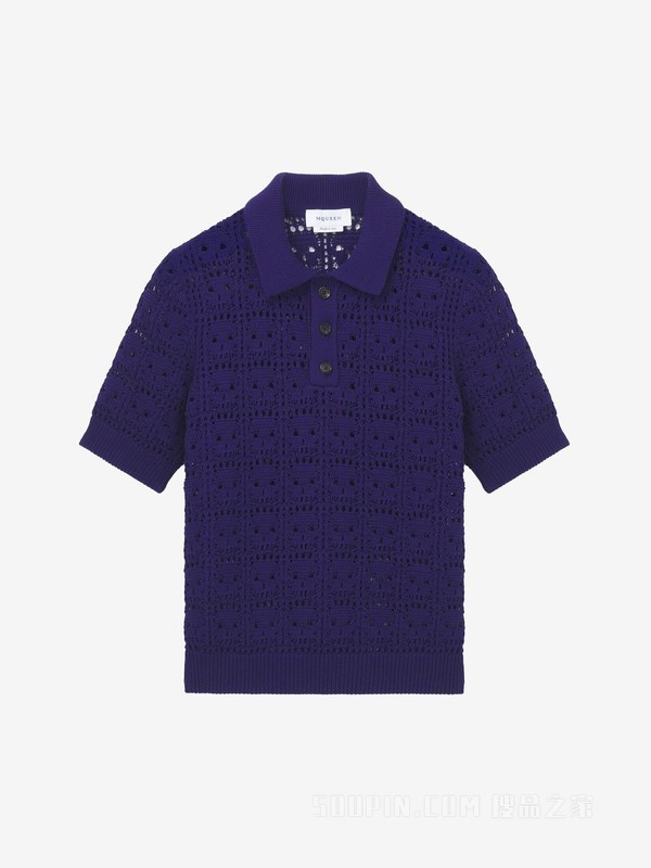 Skull钩织Polo衫