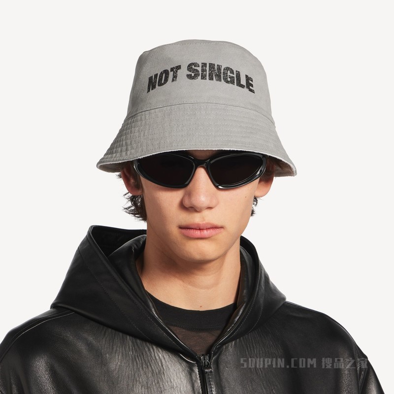 SINGLE/NOT SINGLE渔夫帽