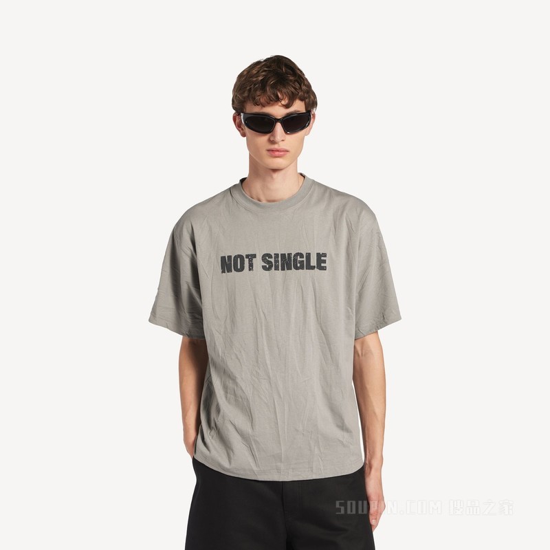 SINGLE/Not SINGLE双面T恤