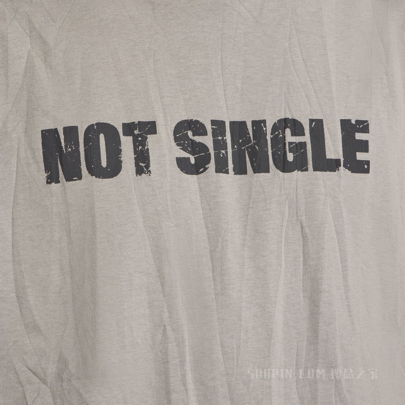SINGLE/Not SINGLE双面T恤