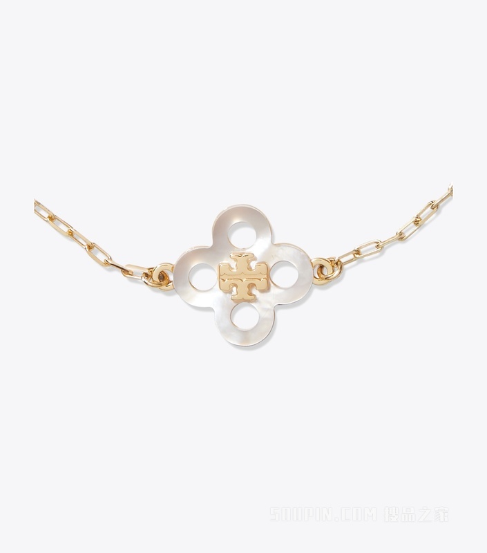 【新品】Forget Me Not 勿忘我系列精致密镶手链 Tory 金/拼色