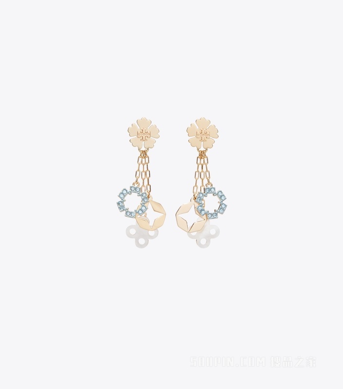 【新品】Forget Me Not 勿忘我系列耳环 Tory 金/拼色