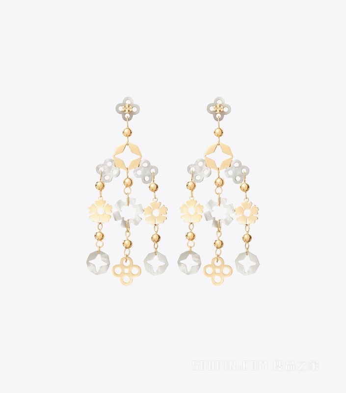 【新品】Forget Me Not 勿忘我系列小号耳坠 Tory 金