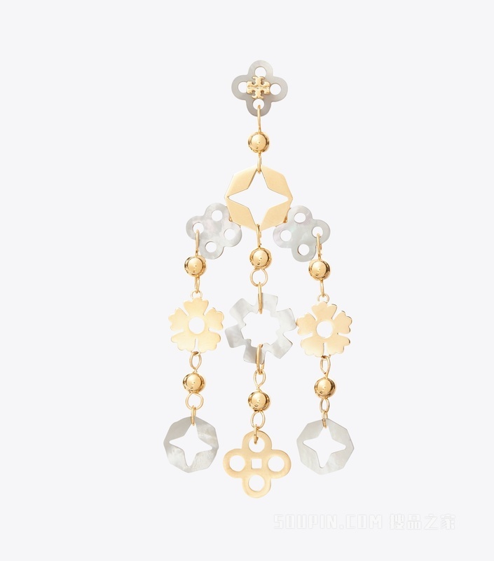 【新品】Forget Me Not 勿忘我系列小号耳坠 Tory 金
