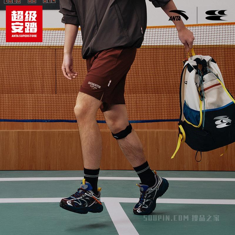 超级安踏x哭喊中心联名｜羽毛球系列速干比赛短裤152638511U