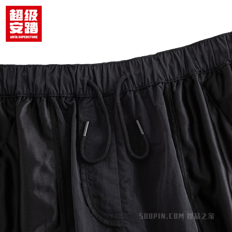 安踏运动生活系列潮流文化男子无氟防泼水梭织短裤