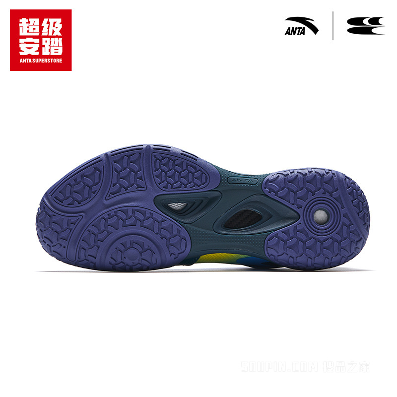 超级安踏x哭喊中心联名｜瞬影001羽毛球鞋男运动鞋112634402U
