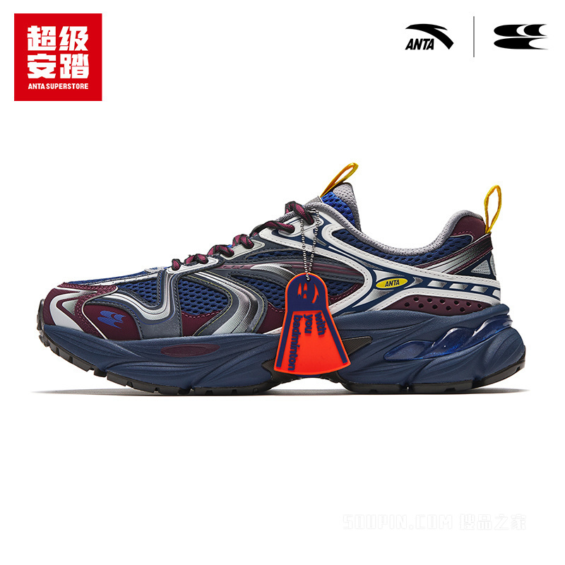 超级安踏x哭喊中心联名｜AT913复古跑鞋男休闲鞋112638894U
