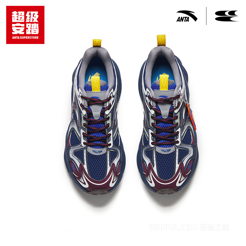 超级安踏x哭喊中心联名｜AT913复古跑鞋男休闲鞋112638894U