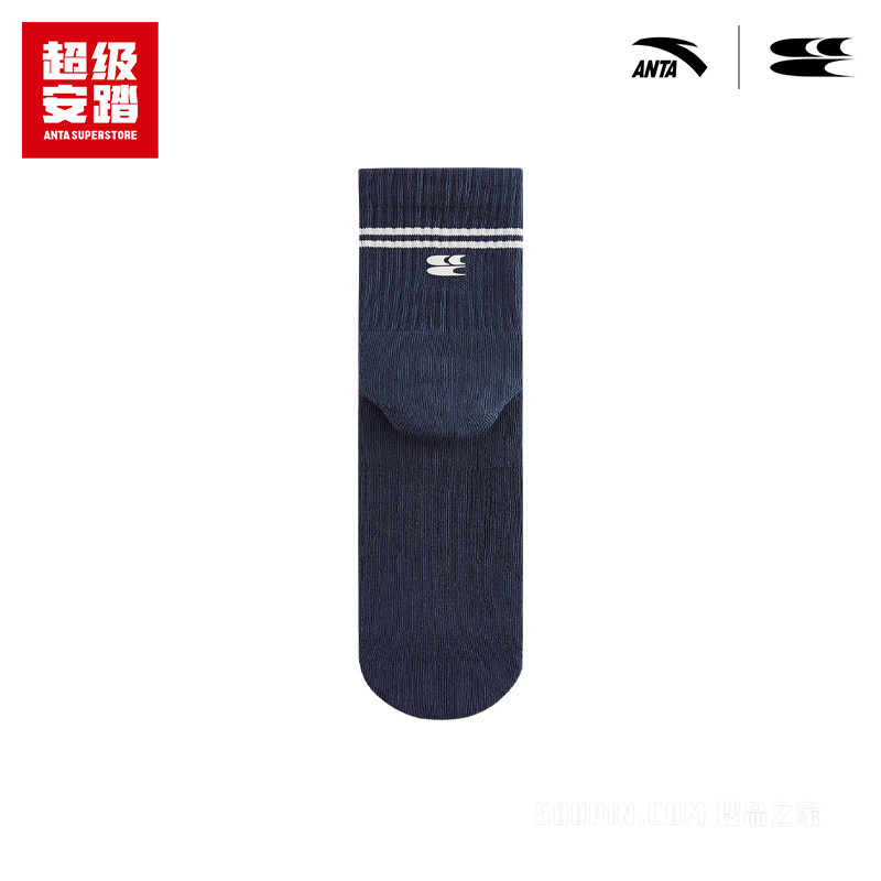 超级安踏x哭喊中心联名｜毛圈运动袜3A抗菌休闲袜192633391U